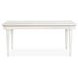 Silverwillow Egg Shell White Extendable Rectangular Dining Room Set
