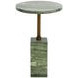 Mizani Sage Round Concrete Top Outdoor End Table