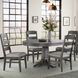 Foundry Brushed Pewter 60" Oval Dining Table