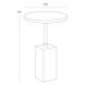 Mizani Sage Round Concrete Top Outdoor End Table
