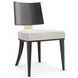Champagne Gray Upholstered Side Chair Set of 2