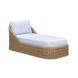 Axel Blue Performance Fabric Upholstered Outdoor Lounge Chair