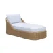 Axel Blue Performance Fabric Upholstered Outdoor Lounge Chair