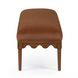 Oodle Bronze Performance Fabric Upholstered Accent Bench