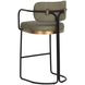 Jalen Ivanhoe Pine Upholstered Bar Stool
