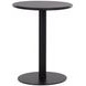 Macello Black Round Outdoor Bistro Dining Room Set