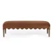 Oodle Bronze Performance Fabric Upholstered Accent Bench