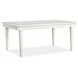 Silverwillow Egg Shell White Extendable Rectangular Dining Room Set
