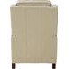 Nixon Barone Parchment Leather Push Thru The Arms Recliner