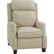Nixon Barone Parchment Leather Push Thru The Arms Recliner