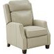 Nixon Barone Parchment Leather Push Thru The Arms Recliner