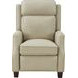 Nixon Barone Parchment Leather Push Thru The Arms Recliner