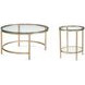 Anderson Antique Gold Round Occasional Table Set