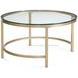 Anderson Antique Gold Round Occasional Table Set