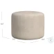 Anderson Cream Round Ottoman