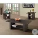 Rodez Black Oak 3 Piece Occasional Table Set