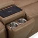 Worthington York Sand Leather 79" Zero Gravity Power Reclining Loveseat with Console and USB Charging