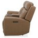 Worthington York Sand Leather 79" Zero Gravity Power Reclining Loveseat with Console and USB Charging