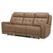 Worthington York Sand Leather 87" Zero Gravity Power Reclining Sofa with USB Charging