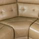 Worthington York Sand Leather 6 Piece Modular Power Reclining Sectional with USB Charging
