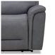 Sullivan Blue Gray Leather 6 Piece Modular Power Reclining Sectional with USB Charging