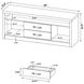 Burke Grey Driftwood TV Console