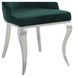 Dekel Green Upholstered Side Chair Set of 2