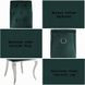 Dekel Green Upholstered Side Chair Set of 2