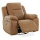 Callihan York Butternut Leather 89" Power Reclining Living Room Set with USB Charging and Heat Massage