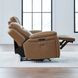 Callihan York Butternut Leather 81" Power Reclining Loveseat with Console and USB Charging