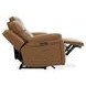 Callihan York Butternut Leather 81" Power Reclining Loveseat with Console and USB Charging