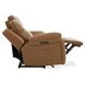 Callihan York Butternut Leather 89" Power Reclining Sofa with USB Charging and Heat Massage