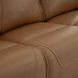 Callihan York Butternut Leather 89" Power Reclining Sofa with USB Charging and Heat Massage