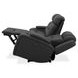 Langford Aline Coal Leather 91" Zero Gravity Power Reclining Living Room Set with USB Charging and LED
