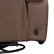 Beckham Aline Saddle Leather Glider Power Recliner with USB Charging