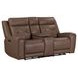 Beckham Aline Saddle Leather 91" Zero Gravity Power Reclining Living Room Set with USB Charging