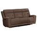 Beckham Aline Saddle Leather 91" Zero Gravity Power Reclining Living Room Set with USB Charging