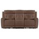 Beckham Aline Saddle Leather 91" Zero Gravity Power Reclining Living Room Set with USB Charging