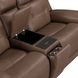 Beckham Aline Saddle Leather 91" Zero Gravity Power Reclining Sofa with USB Charging