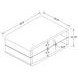 Elana Glossy White Coffee Table
