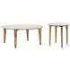 Aldis White And Natural Occasional Table Set