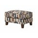 Amos Dusk Stitch Vintage Accent Ottoman