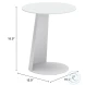 Sunny Isles White Outdoor Side Table