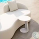 Sunny Isles White Outdoor Side Table