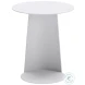 Sunny Isles White Outdoor Side Table
