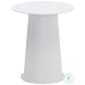 Sunny Isles White Outdoor Side Table