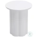 Kogur White Outdoor Side Table