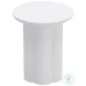 Kogur White Outdoor Side Table