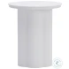 Kogur White Outdoor Side Table