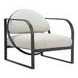 Flakt Ivory Upholstered Outdoor Accent Chair
